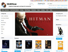 Tablet Screenshot of cd-keys.net